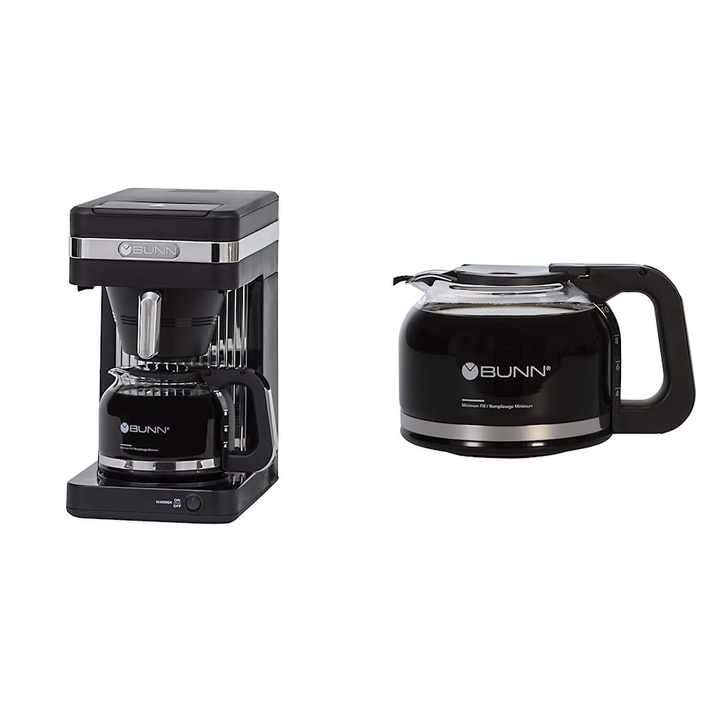 KitchenAid KCM111OB Onyx Black 12-Cup Programmable Coffee Maker with Glass  Carafe - Bed Bath & Beyond - 5762767