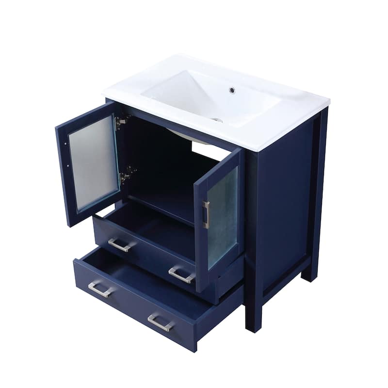 Lexora Volez 30 inch single Bathroom Vanity Countertop With Sink