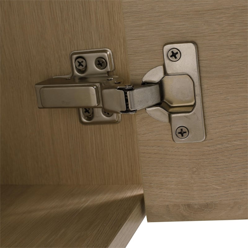 Bathroom Vanity With Sink In 18 Inch, Floating/Freestanding Bathroom Vanity With Soft Close Door