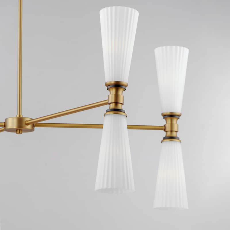 Maxim 24828SW Krevat 8 Light 18" Wide Chandelier
