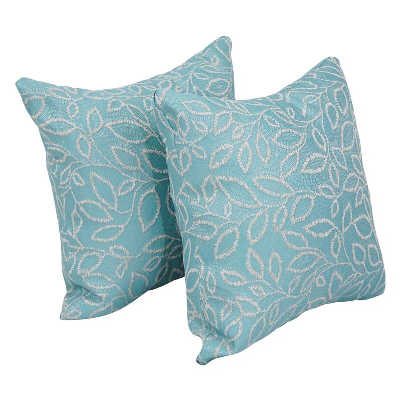 Blazing Needles 17-inch Square Throw Pillows (Set of 2) - Florian Caribb