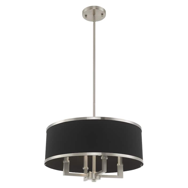 Livex Lighting Park Ridge 4 Light 18" Wide Drum Chandelier
