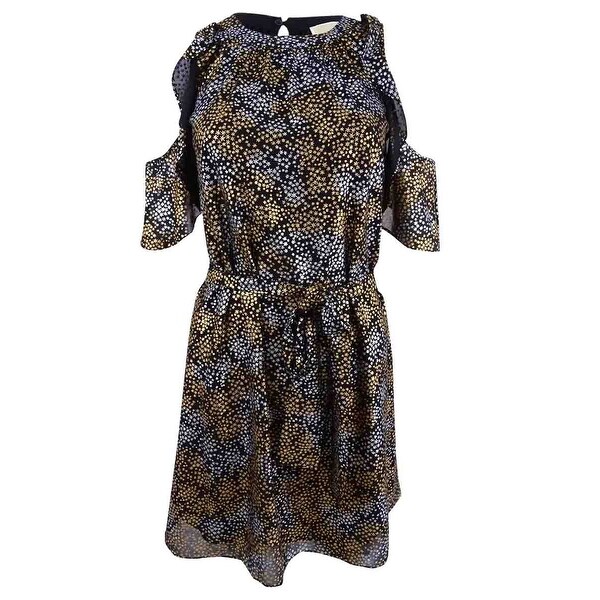michael kors gold dress