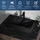 preview thumbnail 4 of 7, Karran Diamond Quartz 28 inch Bathroom Vessel Sink