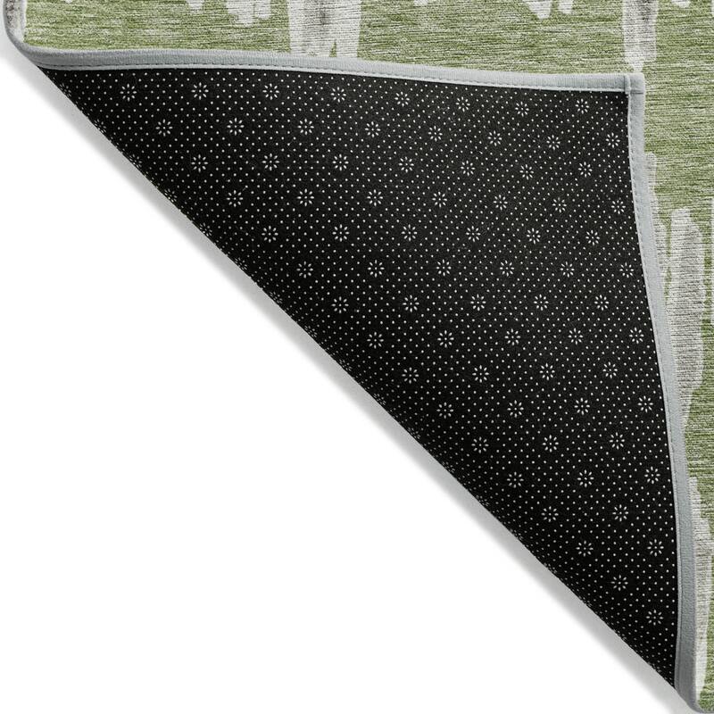 HomeRoots Striped Transitional Rectangle Outdoor Rug