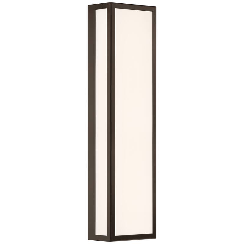 Access Lighting GEO Bi-Directional Large Outdoor LED Wall Sconce - Bronze Finish - Bronze