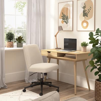 Bush Furniture Nora 40W x 20D Small Writing Desk and Chair Set