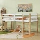 preview thumbnail 2 of 7, Twin Loft Bed with 8-Slat Support & Guardrails