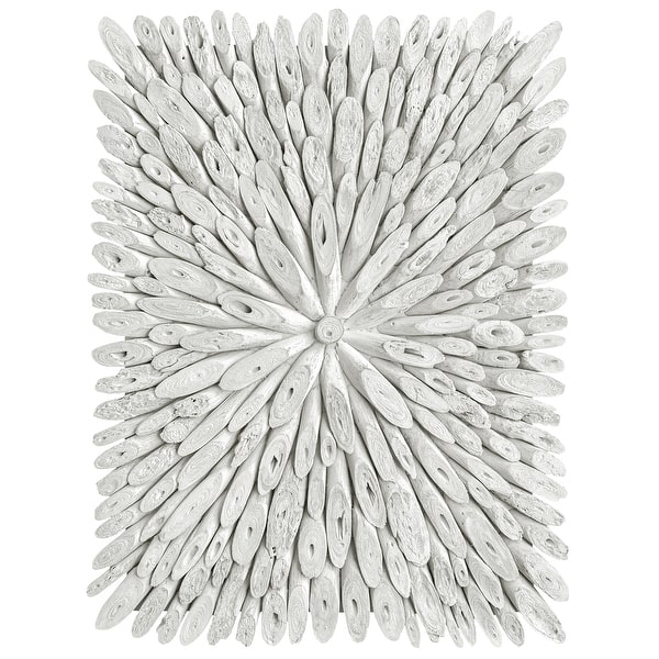slide 2 of 7, Uttermost Bahama Wood Whitewashed Wall Decor