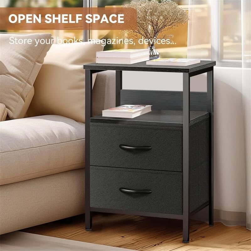 Nightstand with Charging Station
