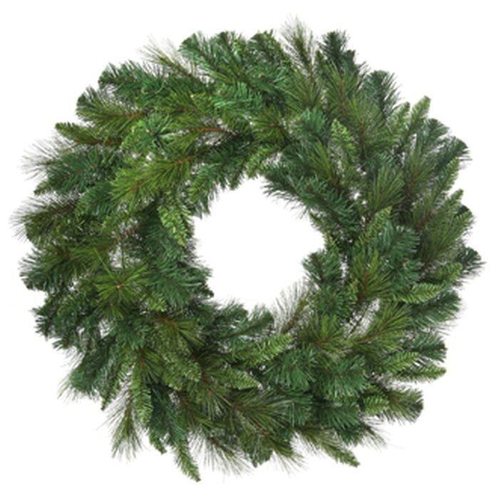 Belgium Mix Wreath 48", 300 Branch Tips - Natural Green - 48"
