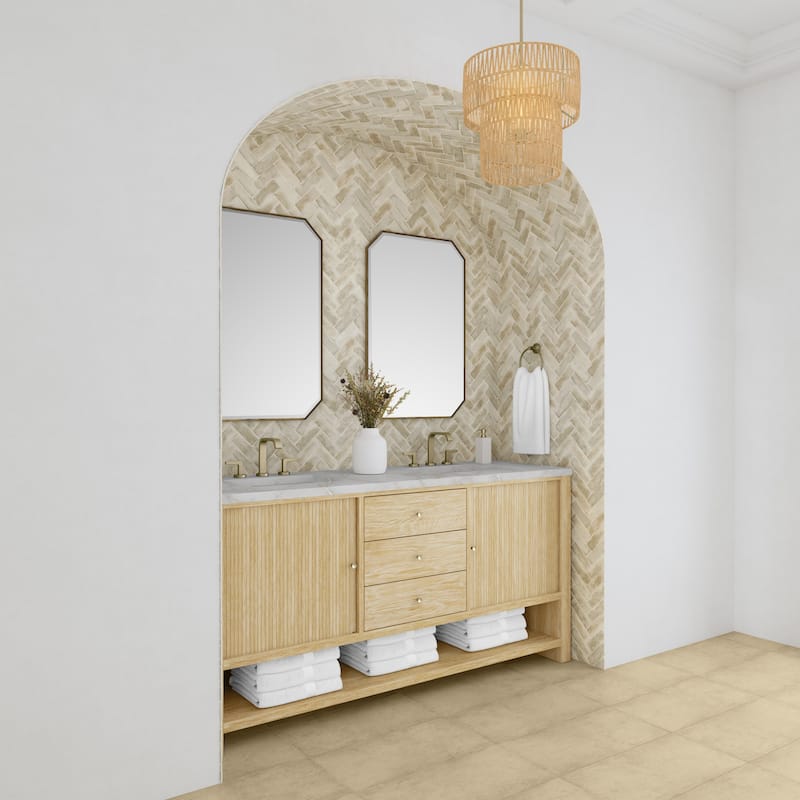 James Martin Vanities D404-V72-3VSL Marigot 72" Double Basin Wood