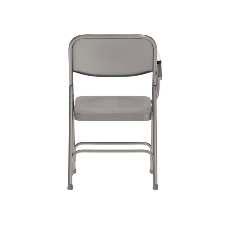 2 Pack Premium Steel Folding Chair with Right Handed Tablet Arm - 19.75"D x 18.5"W x 30"H
