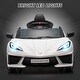 preview thumbnail 27 of 44, 12V Kids Ride on Car Licensed Corvette Battery Powered Car Toddles Electric Sports Car Toy