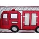 preview thumbnail 2 of 1, Red Fire Truck Decorative Throw Pillow