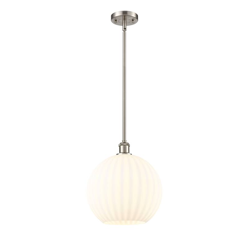 Innovations Lighting 516-1S-14-12 White Venetian Pendant White