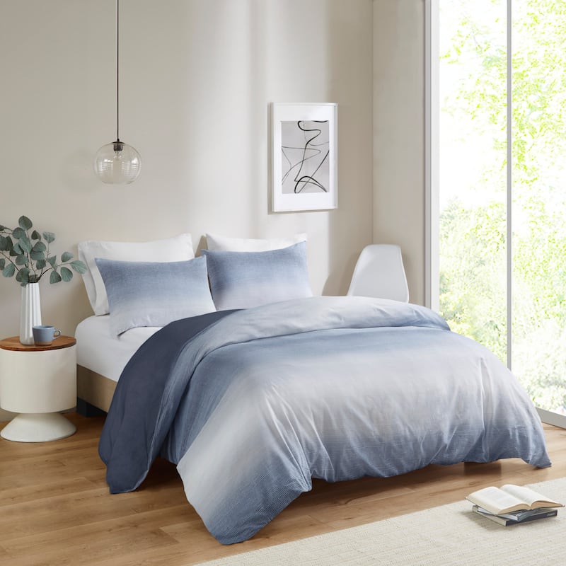Croscill Casual Callista Blue 3 Piece Duvet Set