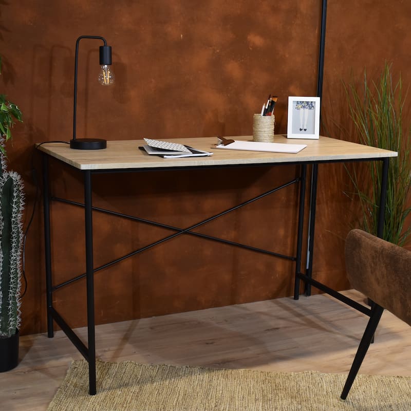 Homylin Simple Wooden Top Writing Computer Student Desk