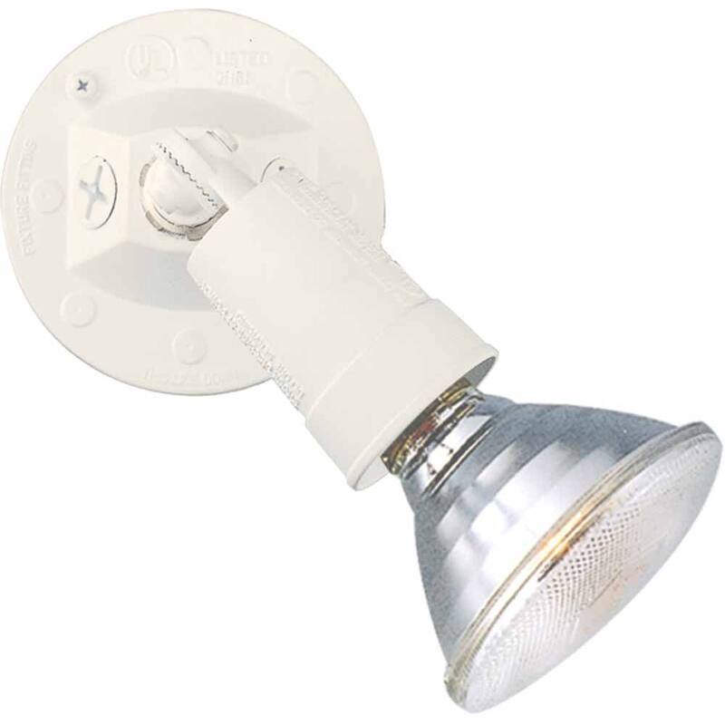 Volume Lighting 1 Light Outdoor Security Light - White