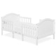 preview thumbnail 9 of 11, Dream On Me Portland 3 In 1 Convertible Toddler Bed in White