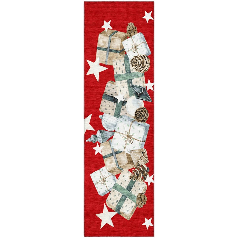 Premium Washable Super Soft Christmas Presents Mayfield Rug