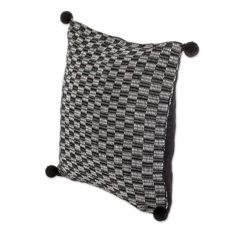 Novica Handmade Mesmerized Cotton Cushion Cover