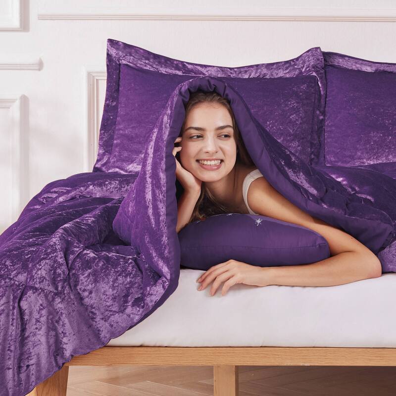 Intelligent Design Isabel Velvet Comforter Set