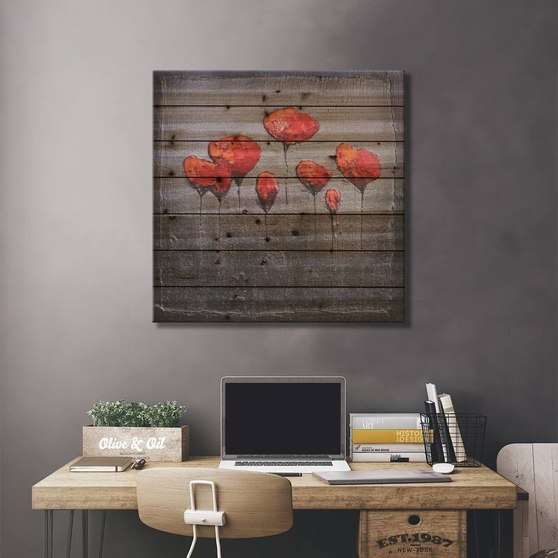 Remember... Print On Wood by Donatella Marraoni - Multi-Color
