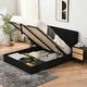 preview thumbnail 6 of 87, Modern Minimalist Upholstered Storage Bed with Lift-Up Platform