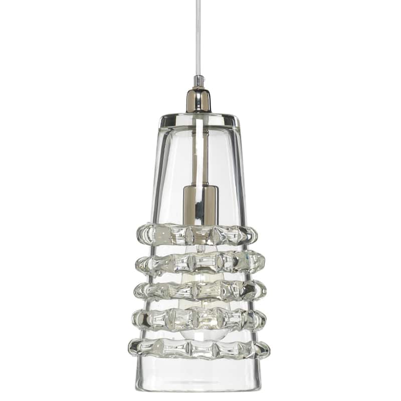 Alden Décor Belinda Mount-Blown Glass1-Light Pendant