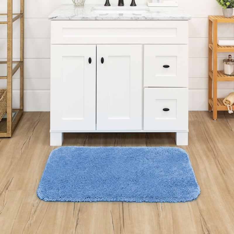 Mohawk Home Pure Perfection Solid Patterned Bath Rug