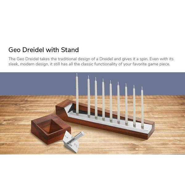 Nambe Geo Dreidel with Stand - Bed Bath & Beyond - 39091295 display picture 1