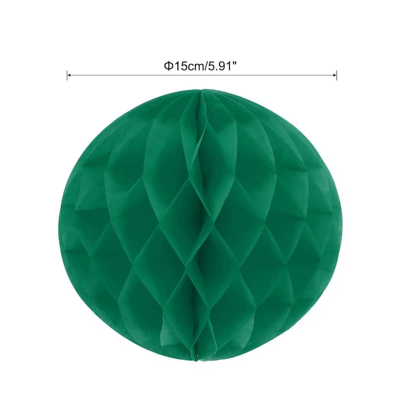 6Pcs Paper Pom-Poms Balls Paper Tissue Flower Ball for Party Decor