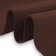 preview thumbnail 3 of 3, 70 x 70" 10-Pack, Square Tablecloth - Chocolate by Lann's Linens