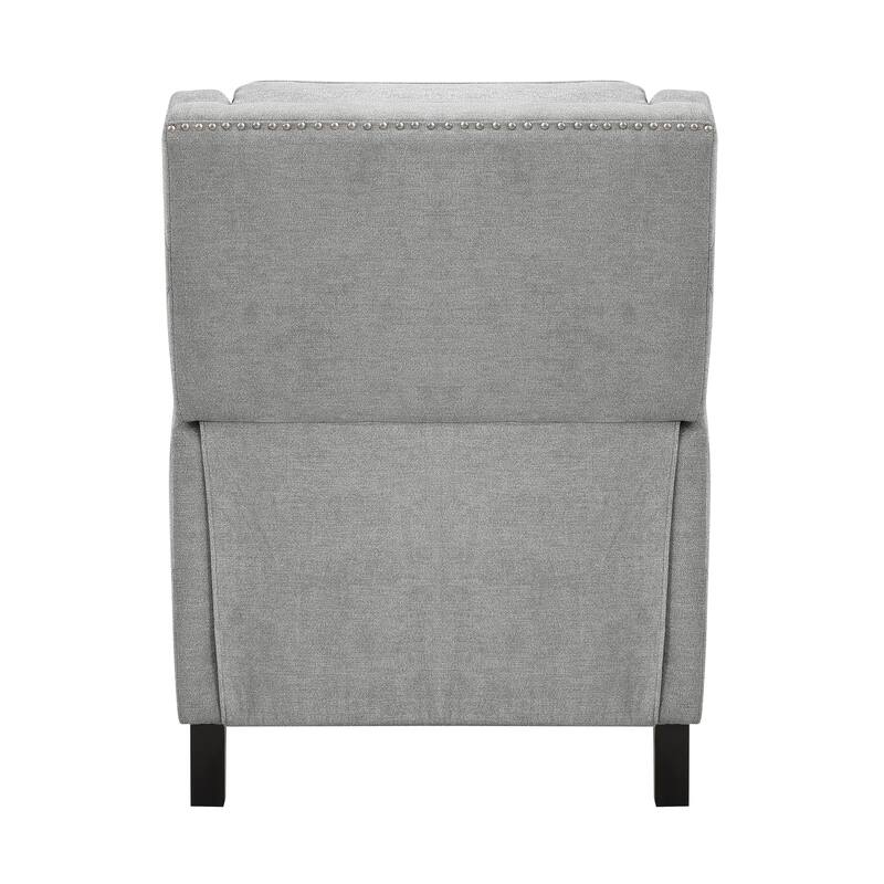 Dante Upholstered Push Back Reclining Chair - 30" x 38.5" x 41"