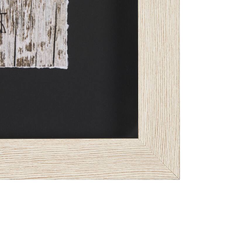 Wood Grain Fish II Framed Art Print