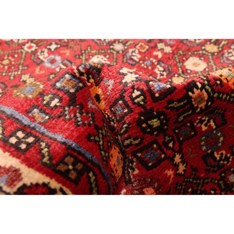 ECARPETGALLERY Hand-knotted Andelz Red Wool Rug - 2'9 x 12'10