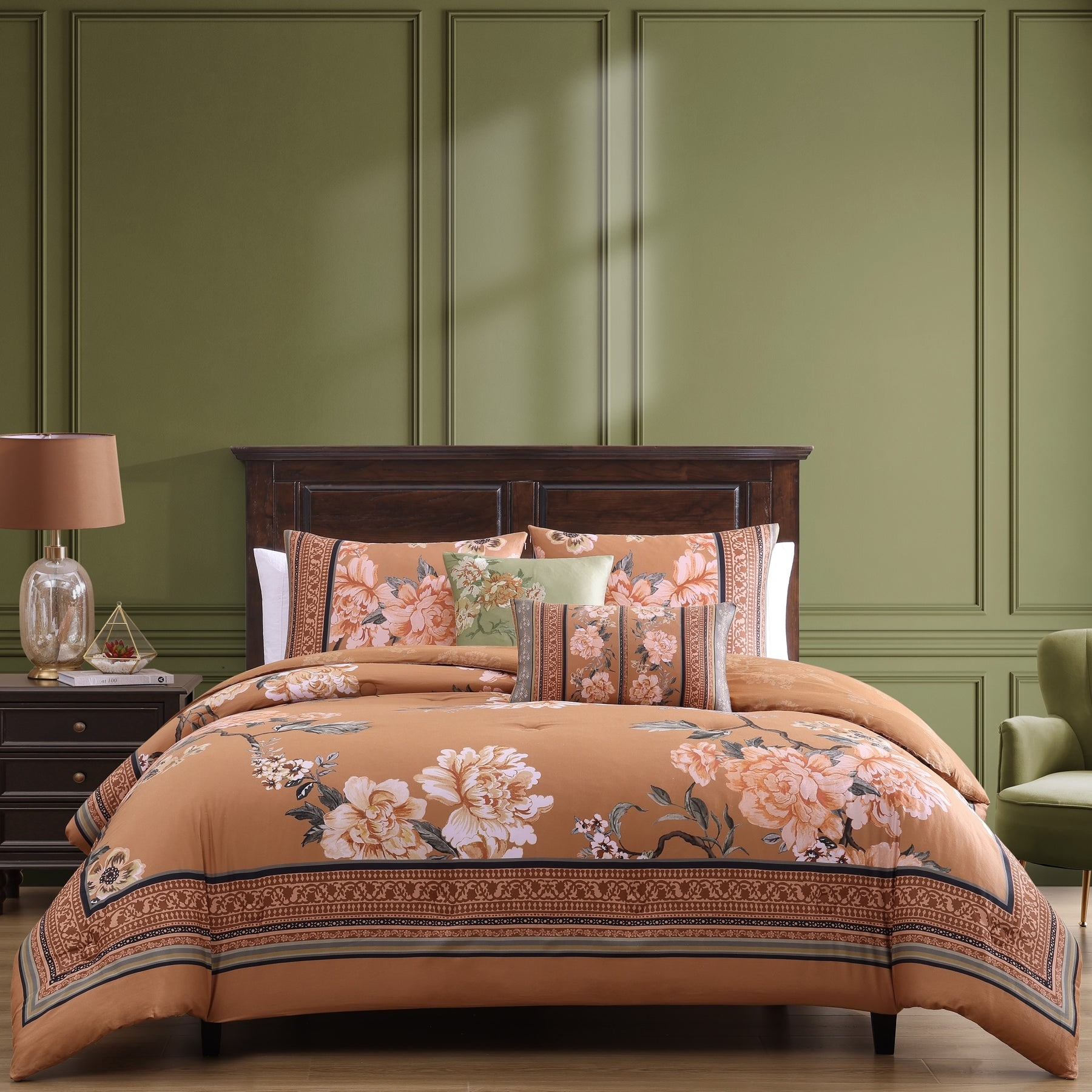 Bebejan Rossana 5 Piece Reversible Comforter Set