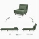 preview thumbnail 40 of 150, Tustin Upholstered Convertible Lounge/ Sleeper Chair