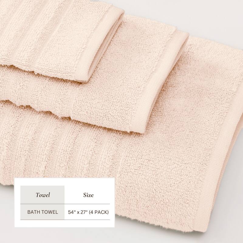 Linery & Co. Combed Cotton Bath Towel Set