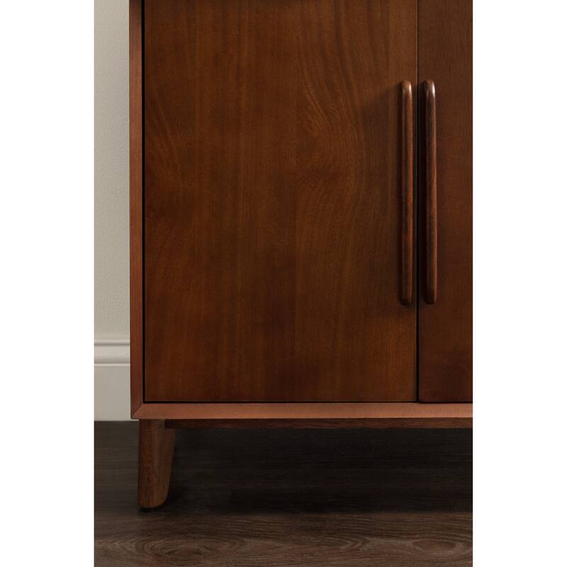 Kate and Laurel McCutcheon Floor Media Cabinet