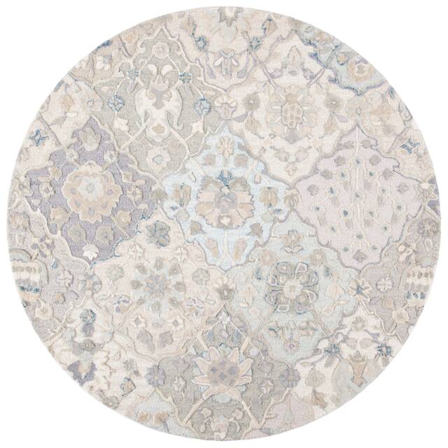 SAFAVIEH Handmade Glamour Noella Floral Wool Rug