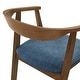 preview thumbnail 29 of 90, Set of 2/4/6 - Santana Mid-Century Modern Upholstered Wood Dining Chairs