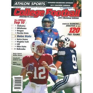 Shop Andrew Luck Unsigned Stanford Cardinal Athlon Sports 2011