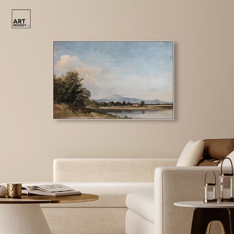 Hilltop Tower View III Canvas by Art Remedy
