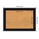preview thumbnail 48 of 54, Parlor Framed Cork Bulletin Memo Board