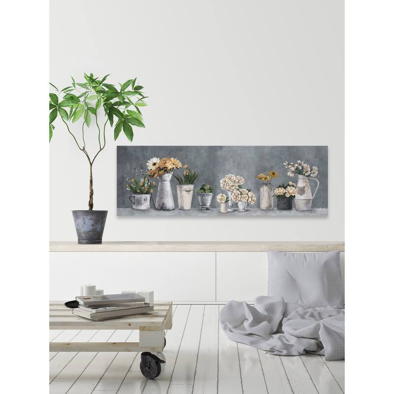 'Unconventional Pots' Painting Print on Wrapped Canvas