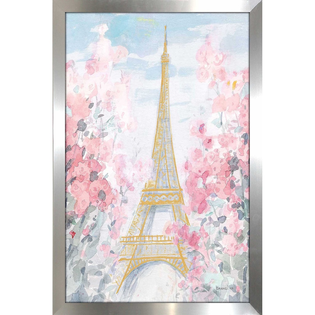 "Pastel Paris III" by Danhui Nai Print on Acrylic.