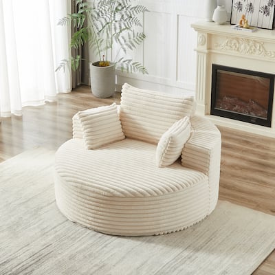 GDFStudio - Emberwood Corduroy Single Sofa Cloud Recliner