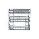 preview thumbnail 25 of 37, Rubber Wood Bunk Bed with Two Built-in Ladders, Guardrails, Detachable Triple Twin Bunk